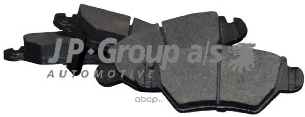 JP Group 1263700210 Колодки тормозные дисковые задние / OPEL Astra-G,Zafira