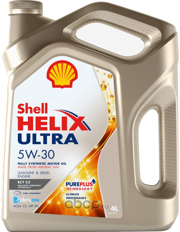 Shell 550046363 Масло моторное синтетика 5W-30 4 л.