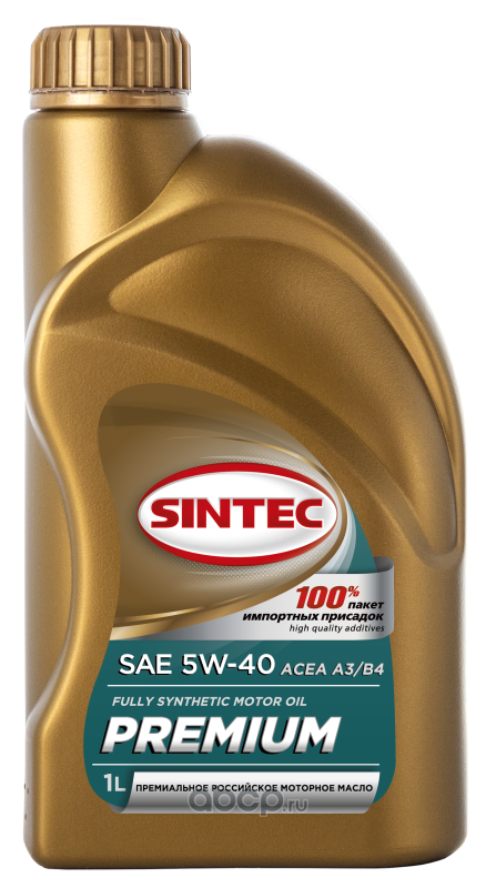SINTEC 801970 Масло моторное синтетика 5W-40 1л.