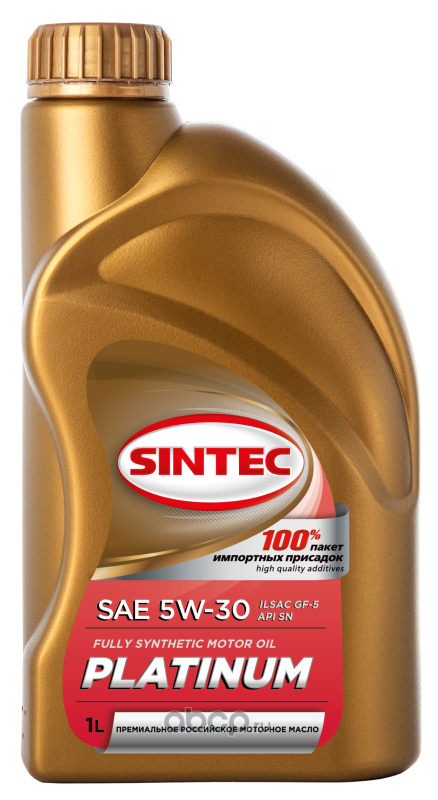 SINTEC 801972 Масло моторное синтетика 5W-30 1л.