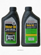 TOYOTA 002790WQTE01 Масло моторное синтетическое TOYOTA Motor Oil SAE 0W20, 0.946L