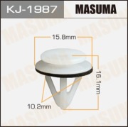 Masuma KJ1987 Клипса (пластиковая крепежная деталь)