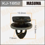 Masuma KJ1852 Клипса (пластиковая крепежная деталь)