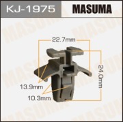 Masuma KJ1975 Клипса (пластиковая крепежная деталь)