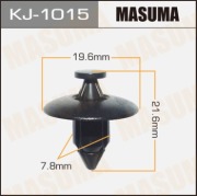 Masuma KJ1015 Клипса (пластиковая крепежная деталь)