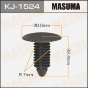 Masuma KJ1524 Клипса (пластиковая крепежная деталь)
