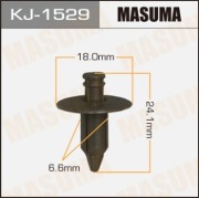 Masuma KJ1529 Клипса (пластиковая крепежная деталь)