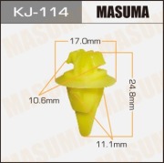 Masuma KJ114 Клипса (пластиковая крепежная деталь)