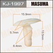 Masuma KJ1997 Клипса (пластиковая крепежная деталь)