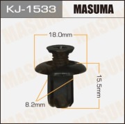 Masuma KJ1533 Клипса (пластиковая крепежная деталь)