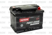 PATRON PB57540R Батарея аккумуляторная 57А/ч 540А 12В обратная поляр. стандартные (Европа) клеммы