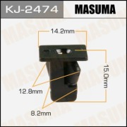Masuma KJ2474 Клипса (пластиковая крепежная деталь)