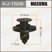 Masuma KJ1528 Клипса (пластиковая крепежная деталь)