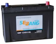 SEBANG SMF125D31KL Аккумулятор SMF 100 А/ч обратная R+ 306x173x225 EN830 А