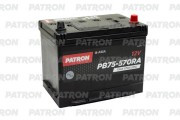 PATRON PB75570RA Батарея аккумуляторная 75А/ч 570А 12В обратная поляр. выносные (Азия) клеммы