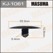 Masuma KJ1061 Клипса (пластиковая крепежная деталь)