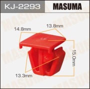 Masuma KJ2293 Клипса (пластиковая крепежная деталь)