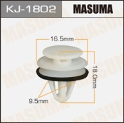 Masuma KJ1802 Клипса (пластиковая крепежная деталь)