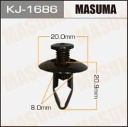 Masuma KJ1686 Клипса (пластиковая крепежная деталь)