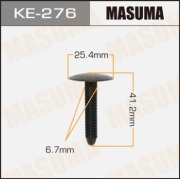 Masuma KE276 Клипса (пластиковая крепежная деталь)