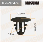 Masuma KJ1522 Клипса (пластиковая крепежная деталь)