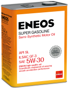 ENEOS OIL1361 Масло моторное Super Gasoline SL 5W-30 полусинтетическое 4 л