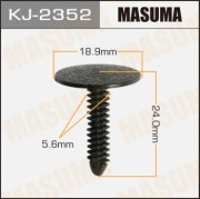 Masuma KJ2352 Клипса (пластиковая крепежная деталь)