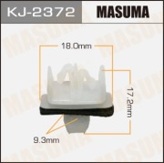 Masuma KJ2372 Клипса (пластиковая крепежная деталь)
