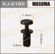 Masuma KJ2182 Клипса (пластиковая крепежная деталь)