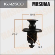 Masuma KJ2500 Клипса (пластиковая крепежная деталь)