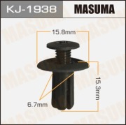 Masuma KJ1938 Клипса (пластиковая крепежная деталь)