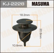 Masuma KJ2228 Клипса (пластиковая крепежная деталь)