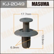 Masuma KJ2049 Клипса (пластиковая крепежная деталь)