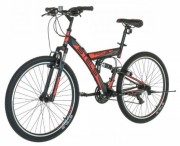Stels LU073825 Велосипед 26 горный Focus MD (2019) количество скоростей 21 рама сталь 18 черный/красный