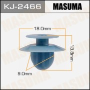 Masuma KJ2466 Клипса (пластиковая крепежная деталь)