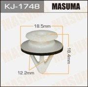 Masuma KJ1748 Клипса (пластиковая крепежная деталь)