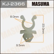Masuma KJ2366 Клипса (пластиковая крепежная деталь)