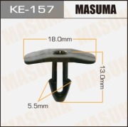 Masuma KE157 Клипса (пластиковая крепежная деталь)
