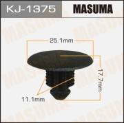 Masuma KJ1375 Клипса (пластиковая крепежная деталь)