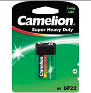 Camelion 6F22SP1G Батарейка солевая Super Heavy Duty Крона 9 В упаковка 1 шт.