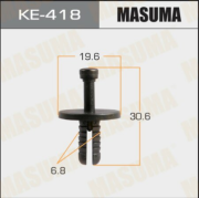 Masuma KE418 Клипса (пластиковая крепежная деталь)