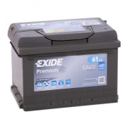 EXIDE EA612 Батарея аккумуляторная 61А/ч 600А 12В обратная полярн. стандартные клеммы