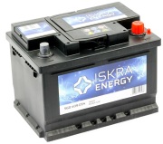 ISKRA 560409054 Батарея аккумуляторная 12В 60 А/ч 540А L2В (низкий) обратная поляр. (-/+) стандартные (Европа) клеммы