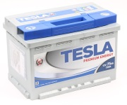 TESLA TSL751 Батарея аккумуляторная 12В 75 А/ч 720А прямая поляр. стандартные (Европа) клеммы