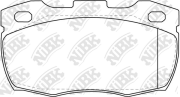 NiBK PN0243 Колодки тормозные дисковые
