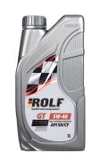 ROLF 322437 ROLF синтетическое GT 5w40 API SN/CF  1л пластик