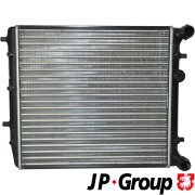 JP Group 1114201000 Радиатор охлаждения двигателя / SKODA FABIA, Roomster 1.0/1.2/1.4 (430X414)