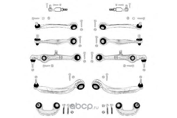 Схема передней подвески ауди а6 с4