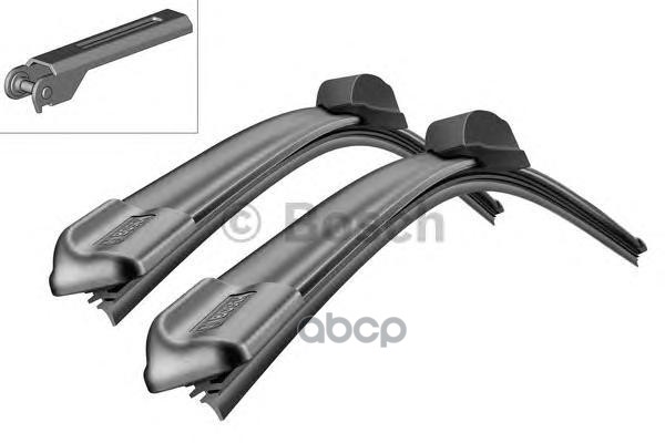 Щетки Плоск. К-Т !550/24'Spoiler+550/24' Штырьaudi A4/A6, Mb W203 01> Rhd Bosch арт. 3397009016