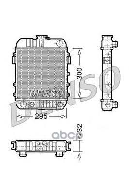 Радиатор Охлаждение Двигателя Denso арт. DRM20061